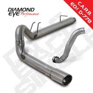 Ford F-250 Performance Exhaust - Diamond Eye Performance - DPF Back, Turbo Direct Pipe - `08-`10